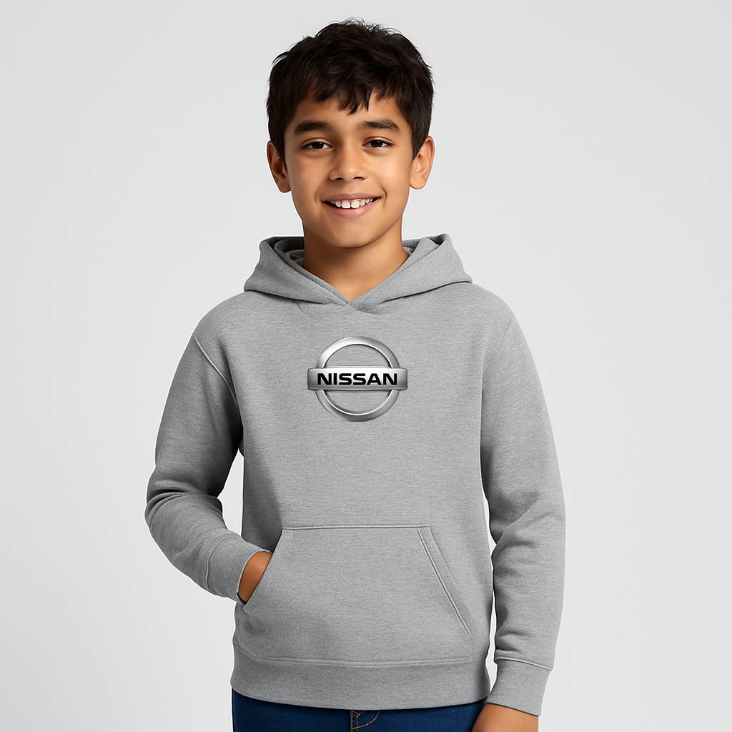 Youth Kids Nissan Car Pullover Hoodie
